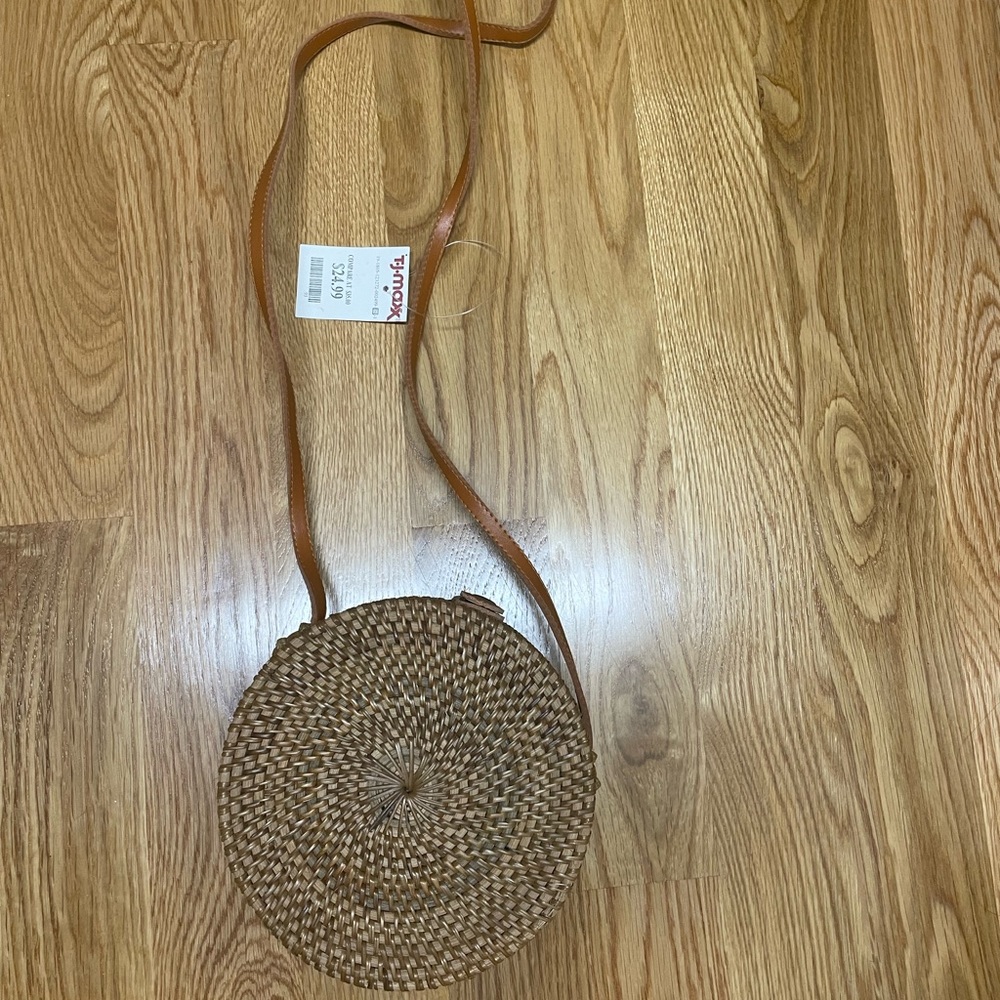 TJ Maxx Straw Purse- NWT